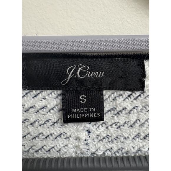 J.Crew Striped Knit T-Shirt Dress Women's Small Navy White Short Sleeve Casual - Picture 3 of 5